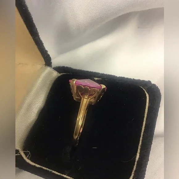 Pink Tourmaline Ring